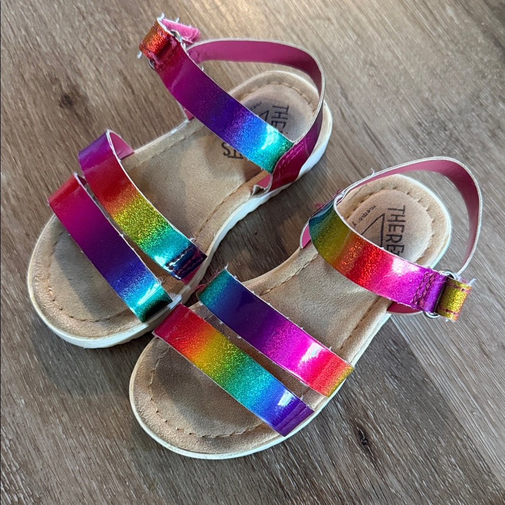 Thereabouts‎ toddler girl colorful sandals size 7